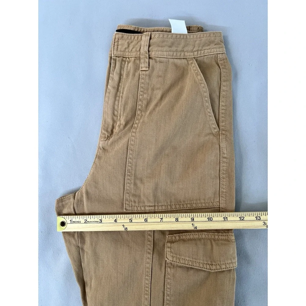 Banana Republic Utility‎ Cargo Pant in Iced Latte Brown Sz 2Tall